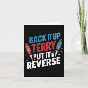 Carte Sauvegarder Terry Placez-Le En Reverse Firework 4e