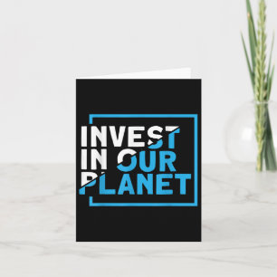 Carte Sauvegardez Notre Planète De l'environnement Prote