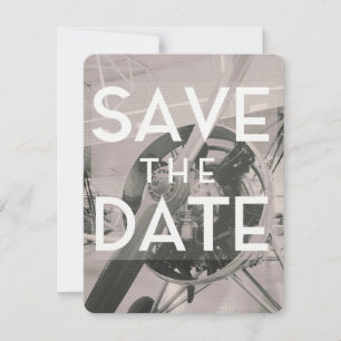Carte Sauver la date avion de propagande