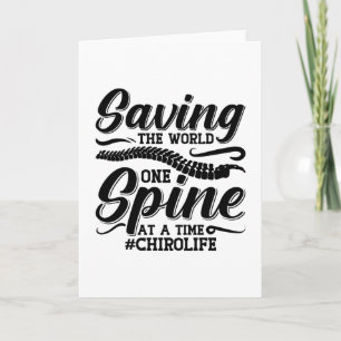 Carte Sauver Le Monde Chiropratique Chiropracteur Chirop