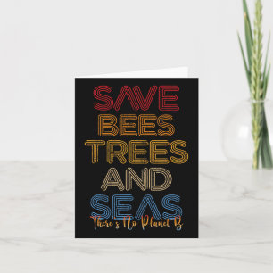 Carte Sauver les abeilles et les mers Jour de la Terre