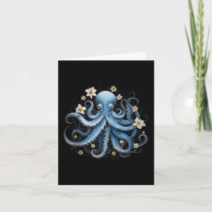 Carte Sauvez Kraken Blue Octopus Squid Sea Live Sauvez O
