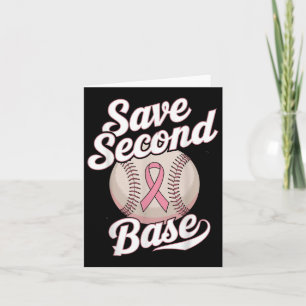 Carte Sauvez le 2e joueur de baseball de la base Cancer