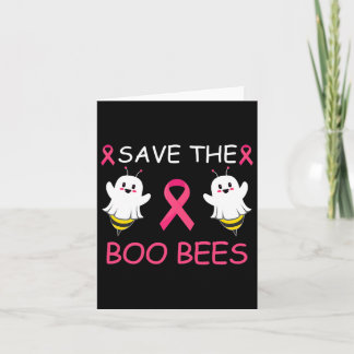 Carte Sauvez les abeilles Boo Halloween amusant cancer d
