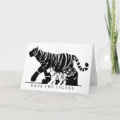 Carte Sauvez les tigres (Devant)