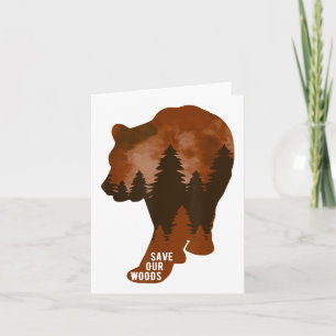 Carte Sauvez notre Woods De l'environnement Protection O