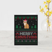 Carte Savannah Amoureux de les chats Santa Hat Arbre de  (Fleur jaune)