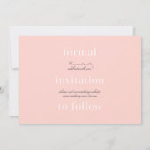 Carte Save-the-date (Dos)