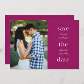 Carte Save-the-date (Devant / Derrière)