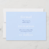 Carte Save-the-date (Dos)