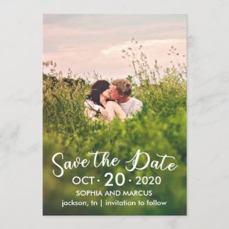 Carte save the date simple