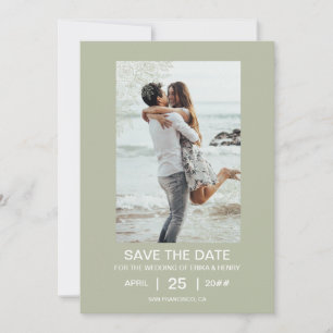 Carte save the date simple