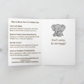 Carte Save the Elephants | April 16th (Intérieur)