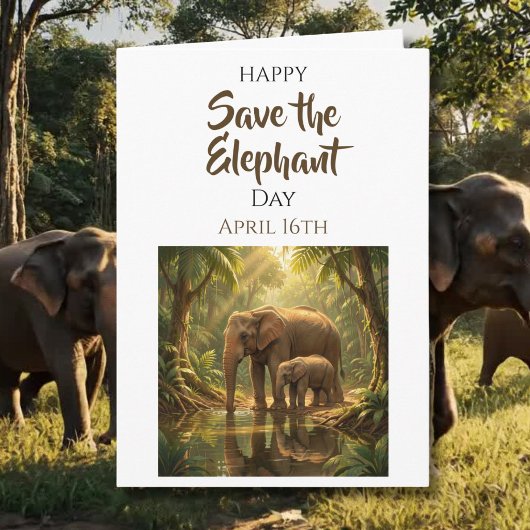 Carte Save the Elephants | April 16th