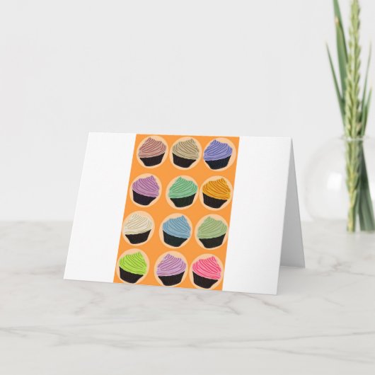Carte Saveurs de cupcake (Devant)