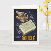 Carte Savon De Boucle (Fleur jaune)