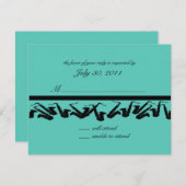 Carte Saxophone/Réponse (Devant / Derrière)