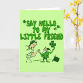 Carte Say Hello To My Little Friend (Fleur jaune)