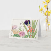 Carte Scabiosa, Montbretia par Tanigami Konan (Fleur jaune)