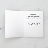 Carte Scale Privacy in a Crowd  Get Well Card  SCD-1 (Intérieur)