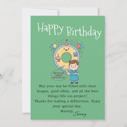 Carte Scan Machine Operators' Birthday (Devant)