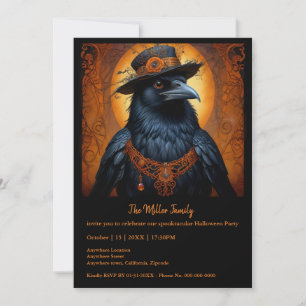 Carte Scandale effrayante Halloween Animaux déguisés