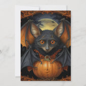 Carte Scandale effrayante Halloween Animaux déguisés (Dos)