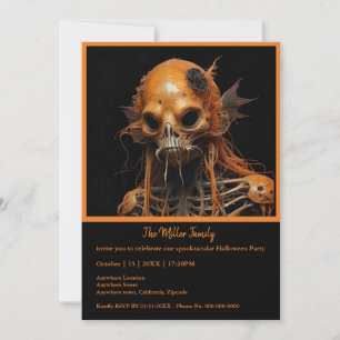 Carte Scandale effrayante Halloween Animaux déguisés