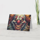 Carte Scandale Scandale Cirque Funhouse Clown Halloween (Devant)