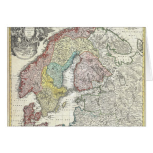 Carte scandinave vintage