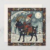 Carte Scandinavian Folklore Tomte  (Devant / Derrière)