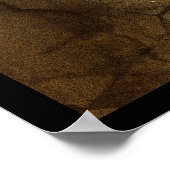 CARTE SCANDINAVIE Poster d'art III (Coin)