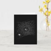 Carte Scanner Web - Black Widow Halloween (Fleur jaune)
