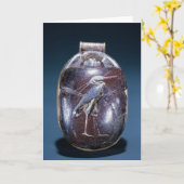 Carte Scarabée avec le héron, de la tombe de Tutankhamun (Fleur jaune)