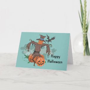 Carte Scarecrov Halloween