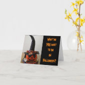 CARTE SCAREY POURTANT CUIRE ET FUNNY GHOST POUR VOUS (Fleur jaune)