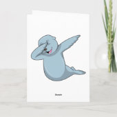 Carte Sceau au dab de danse Hip Hop (Dos)