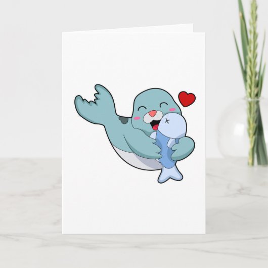 Carte Sceau au Poisson (Devant)