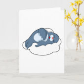 Carte Sceau chez Dormir sur un Nuage (Fleur jaune)