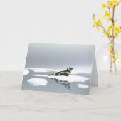 Carte Sceau De Ruban Sur Glace (Fleur jaune)