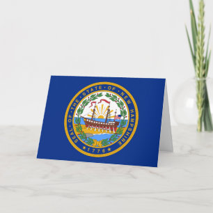 Carte Sceau du Granite Stater, Sceau du New Hampshire