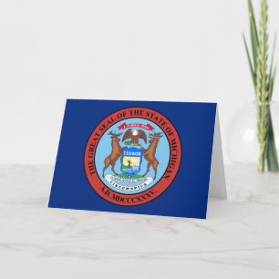 Carte Sceau du Michigander, Sceau du Michigan