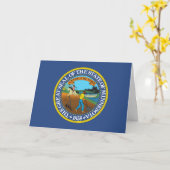Carte Sceau du Minnesota (Fleur jaune)