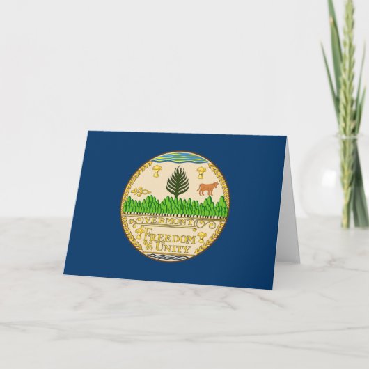 Carte Sceau du Vermont (Devant)