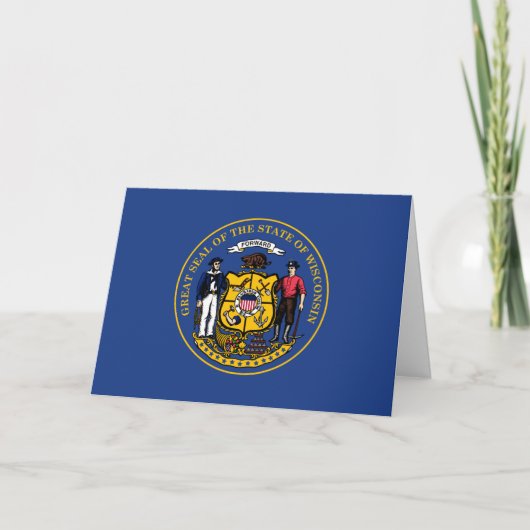Carte Sceau du Wisconsin (Devant)