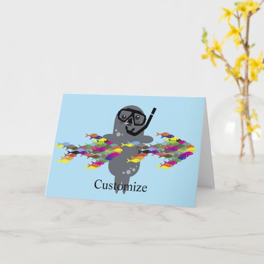 Carte Sceau gris Thunder_Cove (Fleur jaune)