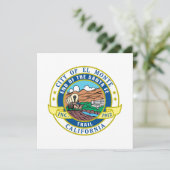 Carte Sceau urbain d'El Monte (Californie) (Debout devant)