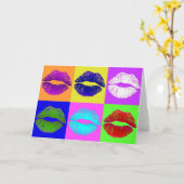 Carte Scellé avec un baiser (Fleur jaune)