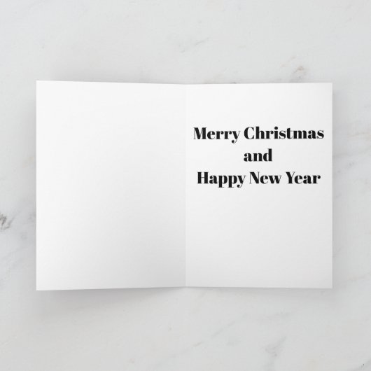 Carte Scène 1 Ampoules de Noël (Intérieur)
