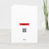 Carte Scène 2 Ampoules de Noël (Dos)